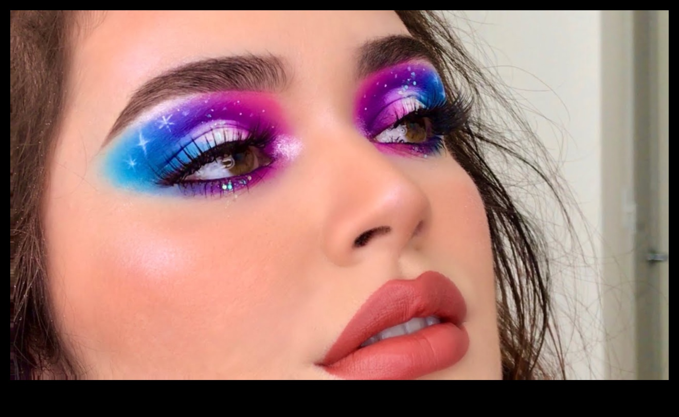 גלאם וגלקסי: חקר השפעות קוסמיות בסגנונות איפור זוהרים