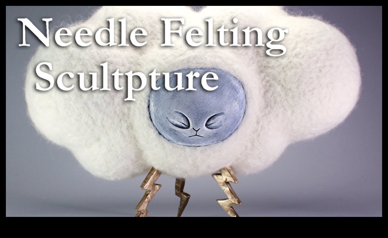 טכניקות יצירה לליבוד מחט: פיסול עם צמר