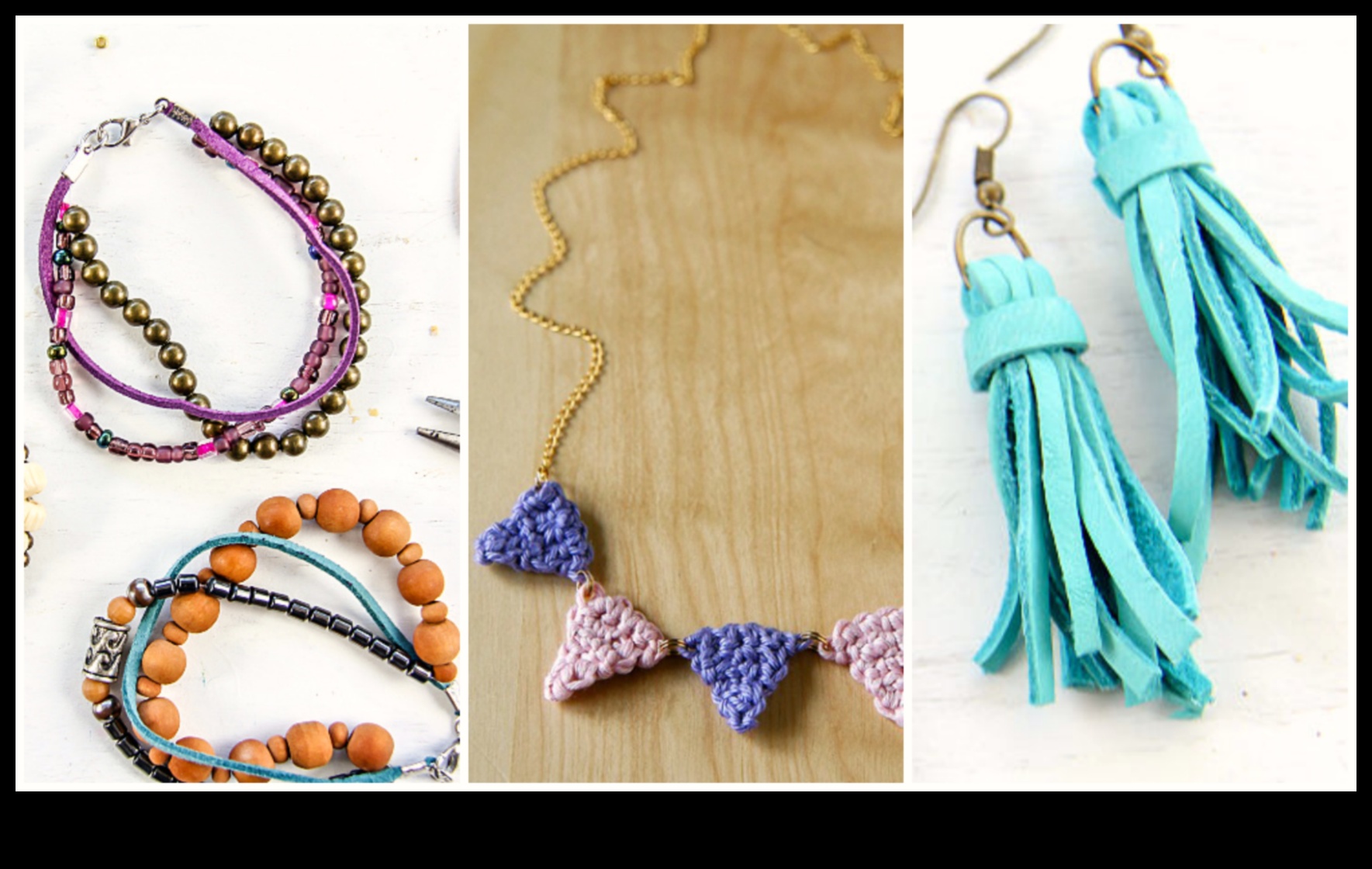 תכשיטי עשה זאת בעצמך יצירה קלה ומהנה לכולם 3 אביזר עם גישה: יצירות הצהרת עשה זאת בעצמך לסגנון בעל השפעה