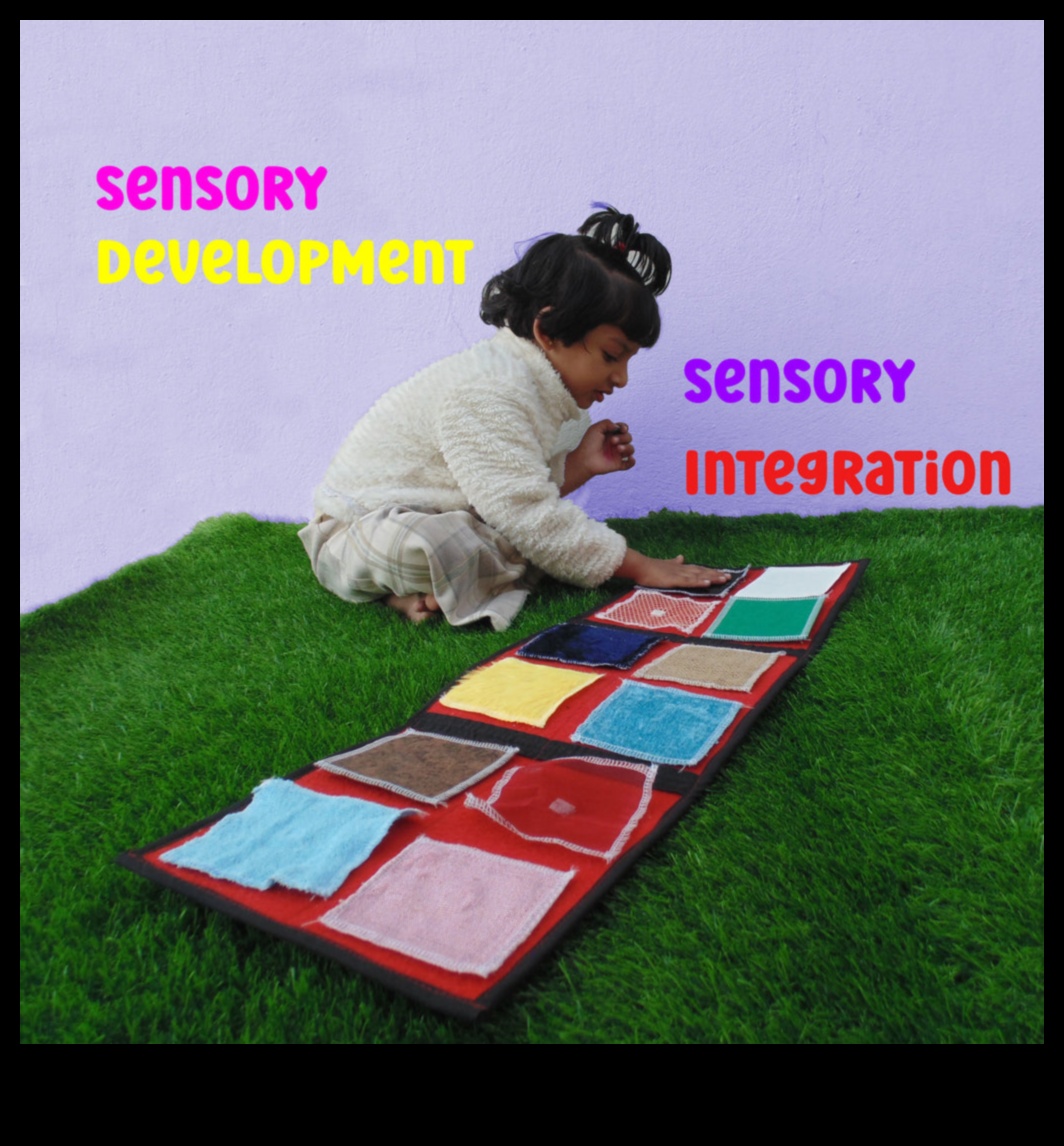 מחצלות מרקם משחק חושי: עשה זאת בעצמך לילדים יצירתיים לחקר מישוש