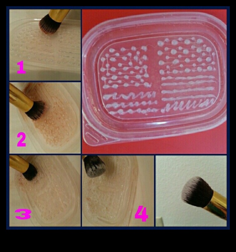 מחצלות ניקוי מברשת עשה זאת בעצמך דרך מהירה וקלה לנקות את מברשות האיפור שלך 4 מחצלות ניקוי מברשת עשה זאת בעצמך: מה שהופך את ניקוי הכלים שלך לבריזה