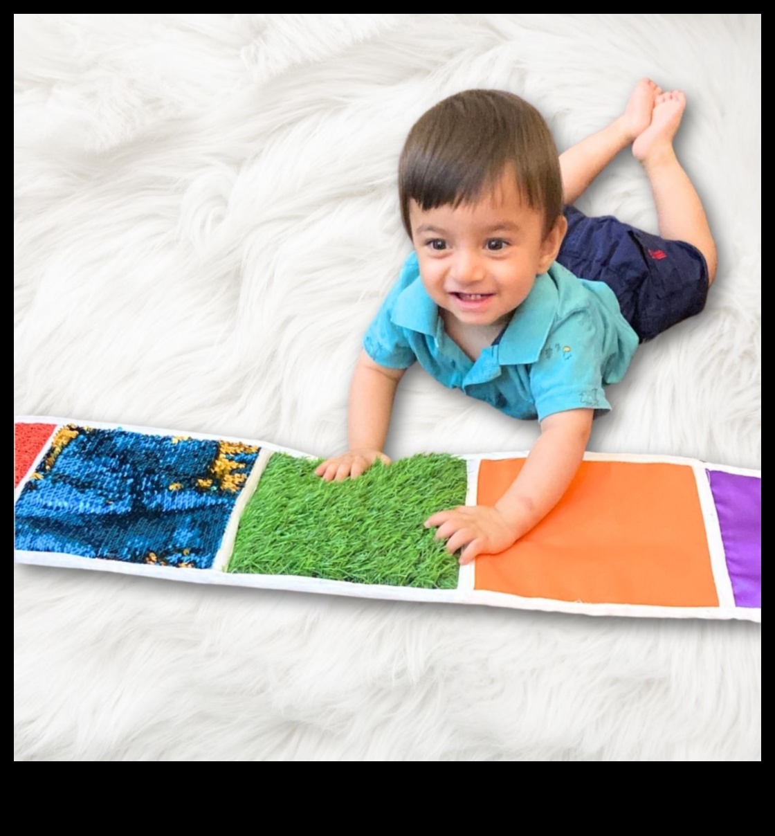 מחצלות מרקם משחק חושי: עשה זאת בעצמך לילדים יצירתיים לחקר מישוש